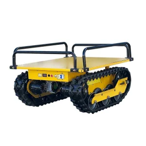 Factory Wholesale 500 kg Agricultural Self-discharging Remote Control All Terrain Transport Climbing Vehicle Crawler Trolley