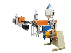 China Steel Wire/ Steel Strand / Metal Corrugated Pipe/ Compensation Chain Coating Extrusion Line Manufacturers, Factories