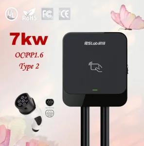 7kw Wall Box Type 2 Ocpp CE 32A 230V Electric Vehicle Car Battery Fast EV AC Charging Solution