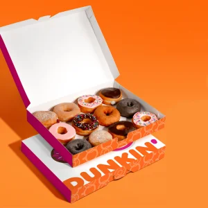 Recyclable Kraft Paper Donut Box