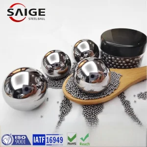 Saige 4.9mm Drilled Carbon Steel Ball Solid Rust-Proof for Hydraulic Valve Components