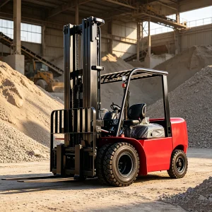 Improved-Type Strong Power Forklifts 4x4 Pallet Stacker Forklift 6t All Terrain Pallet Forklift