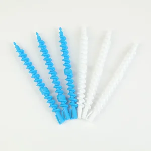 Wholesale Custom 12Pcs Bag Spiral Perm Rods Plastic Heatless