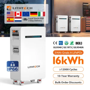 EU Stock 5kwh 10kwh 15kwh 16kwh 20kwh Wall Mounted Hybrid Solar Home Energy Storage System 48v 51.2v Pack Lifepo4 Battery