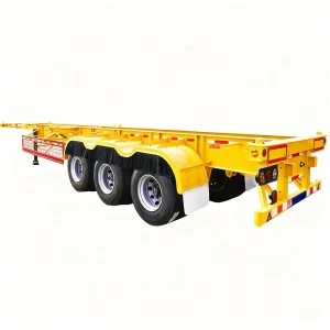 2/3/4axle Container Shipping Semi-Trailer Chassis Skeleton/Skeletal Light Truck Trailer
