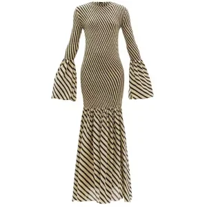 Custom Dress Evening Fashion Wholesale Ladies Girls Dress Elegant Customized Formal Striped Maxi Women Casual Dresses