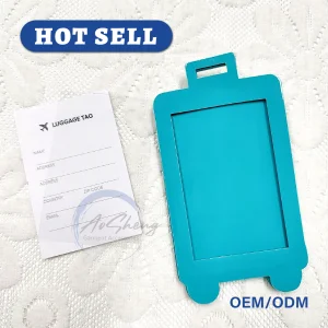 Travel Golf Bag Tag 2D Embossed PVC Rubber Luggage Soft PVC Rubber Luggage Tag Promotional Gifts