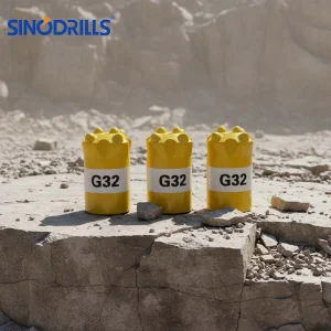 SINODRILLS Top Hammer Tools Hard Rock Bit Button Taper Conical Drill Bit 7/11/12 Degree