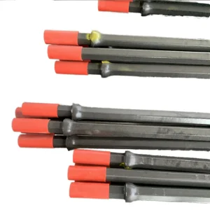 Wholesale Mining And Tunneling Borehole Drill Rod H19 H22 H25 Taper 7 11 12 Degree Tapered Drill Rod Jack Hammer
