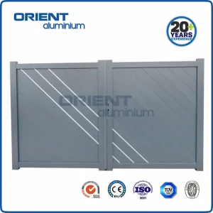 3000*1800mm Germany Market Aluminium/Wrought Iron Fence Gate/ Swing Gate Driveway Gate