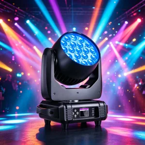 19X15W LED Focusing Light Wash Moving Head Light with DMX512 Control for DJ Disco Nightclub KTV Bar Theater &amp; Stage Lighting