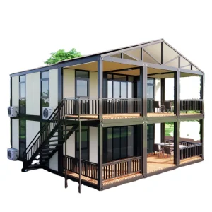 Solar Powered Prefab Expandable Container House Off-grid Mobile Modular Home With Bathroom &amp; Kitchen Ready To Move In