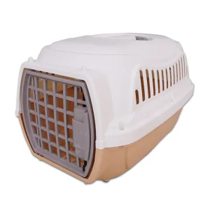 Folding Portable Pet Travel Carrier Cat Plastic Cage
