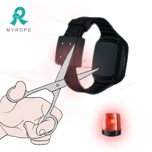 Offender Quarantine People Patients with Temperature Monitoring Anti Tamper GPS Tracking Bracelet for Elderly Prisoner with Free Platform