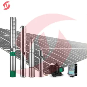 AC/DC Submersible Solar Powered Hybrid Water Pump Deep Well System for Garden Home Irrigation