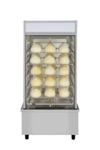 Commercial Usage Food Steamer Display with CE Certificate 2025 Hot Model European Quality