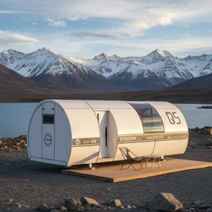Ultimate Luxury Glamping Space Capsule for Unmatched Comfort