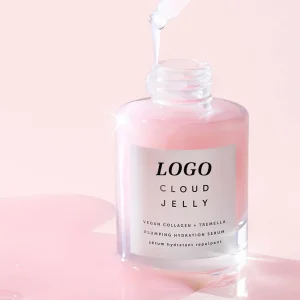 Private Label Cloud Jelly Whitening Plumping Hydration Face Serum Collagen Tranexamic Acid 30ml for Reducing Wrinkles Home Use