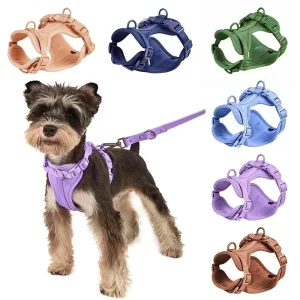 Pet Supplies Adjustable Chest Harnesses Vest Soft Outdoor Walking Lead Dog Leash Pet Dog Harness