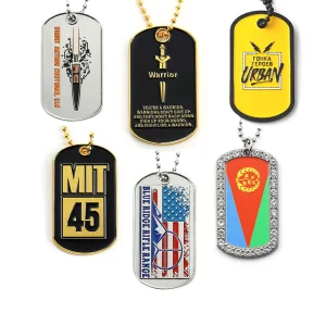 USA Flag Dog Tag