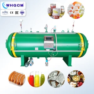 Fully Automatic Autoclave for Food Sterilizer Retort Machine for Canned Meat Pet Food Sauce Meat Beverage