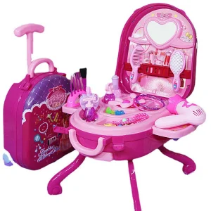 Children Dresser Toy Girl Kindergarten Suitcase Cosmetic Box