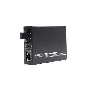 Durable 10/100Mbps MM Fiber Media Converter Duplex SC 550m DC5V for Home/Office Networking