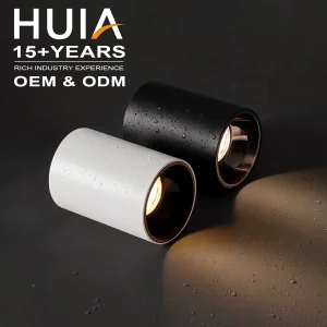 Modern Ceiling Cylinder Surface Mounted LED Downlight 12W 18W 24W 30W