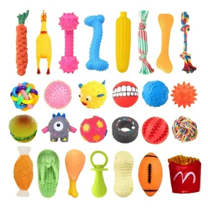 Interactive Dog Chew Toys for Teeth Cleaning