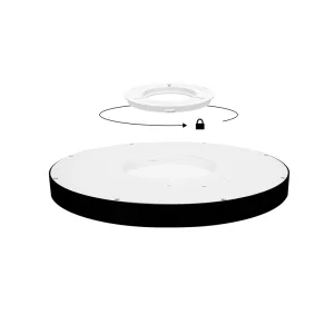 Anti-Yellowing Lighting Fixture Ceiling Surface Light for Bedroom Ambient Light