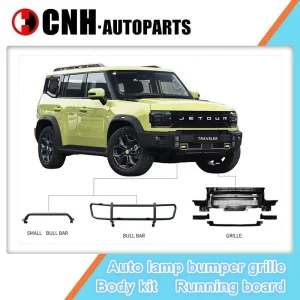 Front Grille and Bumper Bull Bar for Jetour T2 Traveler
