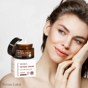 New Arrival Retinol Face Cream Herbal Moisturizing Anti-wrinkle Anti Puffiness Retinol Peptides Face Cream 30g\pc