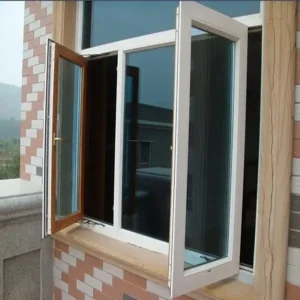 Furniture Aluminium Frame Outside Opening Casement Window for Bedroom