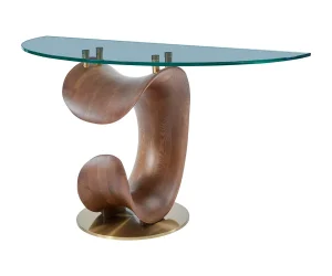 Walnut Console Table
