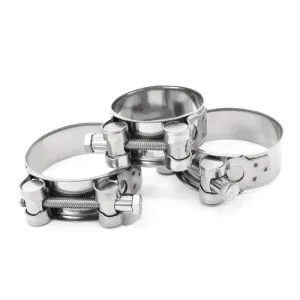 Heavy Duty Stainless Steel T-Bolt Hose Clamp Single Head Strong Pipe Clamp for Automotive