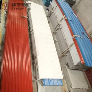 Quick Installation Building Material Factory Severe Weather Resistant PVC Roof Tile