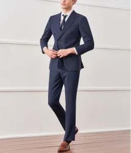 Aoshi Blazers Customized Men′ S Suit Classic Doubled Breasted Business Suit Fashion Outer Wear