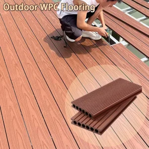 Wholesale WPC outdoor floor	WPC, WPC round hole ordinary outdoor floor	WPC, WPC circular hole relief outdoor floor	WPC Manufacturer, Supplier