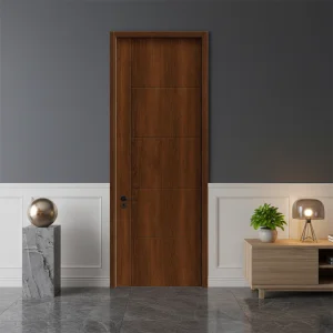 High Quality Contemporary Interior Full WPC PVC Door