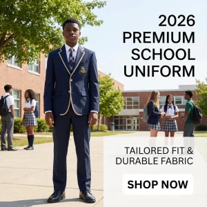 Comfortable Elastic Waist Trousers with Tailored Blazer, Formal Yet Easy for Students