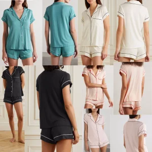 OEM Top Quality New Design Hot Selling Women Ladies Nightwear Pajamas Sets Sleepwear