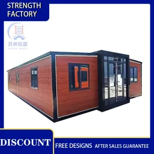 Casa Tiny Sustentável Prefabricada Móvel Dobrável e Extensível 3 Quarto Totalmente Mobilado