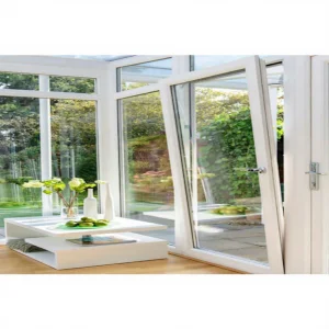NFRC Standard Energy Efficient Triple Glazed 0.8w German Hardware UPVC Tilt And Turn Windows For Passive House