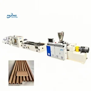 WPC PVC Louver Panel Making Machine Extrusion Line for WPC Fluted Wall Panel Production Line