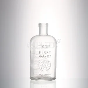 Wholesale Customized 500 ml round liquor glass vodka bottle  Manufacturer, Supplier