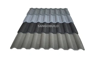 Africa Colored Stone Coated Metal Solar Roof Tiles with Wire Nails Lightweight Roofing Materials 26 Gauge Milano
