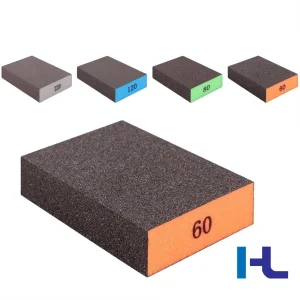 60 80 100 120 180 220 240 280 320 Grit Sanding Sponge with No Slippery as Abrasive Tools for Polishing Grinding and Cleaning