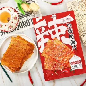 Snack de Tofu Picante de Marca Própria - Sabor Personalizado (Mala / Doce e Picante) Tirinhas de Pele de Tofu Picante