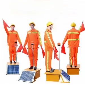 Roadway Safety Robot with Waterproof Attributes for Effective Traffic Control