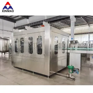 3 in 1 Fully Automatic Glass Bottle Carbonated Drinking Soda Water Bottle Filling and Capping Production System